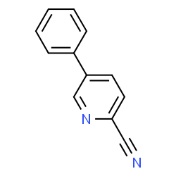 ChemSpider 2D Image | 5-phenylpicolinonitrile | C12H8N2