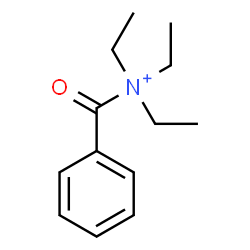 ChemSpider 2D Image | N-Benzoyl-N,N-diethylethanaminium | C13H20NO