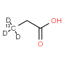 ChemSpider 2D Image | 3,3,3-trideuteriopropanoic acid | C213CH3D3O2
