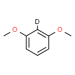 ChemSpider 2D Image | 2-deuterio-1,3-dimethoxy-benzene | C8H9DO2