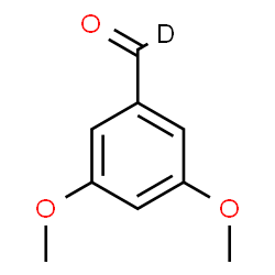ChemSpider 2D Image | 3,5-Dimethoxy(formyl-~2~H)benzaldehyde | C9H9DO3