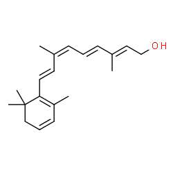 ChemSpider 2D Image | (9cis)-3,4-Didehydroretinol | C20H28O