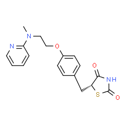 ChemSpider 2D Image | (R)-Rosiglitazone | C18H19N3O3S