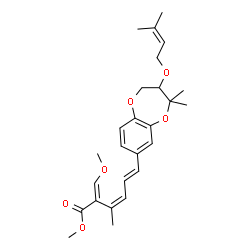 ChemSpider 2D Image | Strobilurin G | C26H34O6