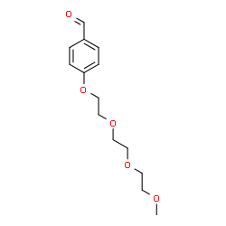 ChemSpider 2D Image | 4-{2-[2-(2-Methoxyethoxy)ethoxy]ethoxy}benzaldehyde | C14H20O5