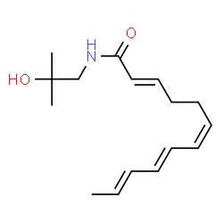 ChemSpider 2D Image | hydroxy alpha sanshool | C16H25NO2