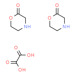 ChemSpider 2D Image | 2-Morpholinone ethanedioate (2:1) | C10H16N2O8