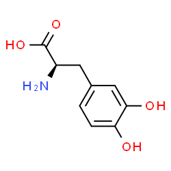 ChemSpider 2D Image | D-DOPA | C9H11NO4