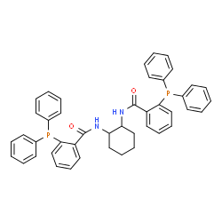 ChemSpider 2D Image | N,N'-1,2-Cyclohexanediylbis[2-(diphenylphosphino)benzamide] | C44H40N2O2P2