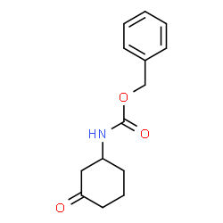 ChemSpider 2D Image | 3-N-CBZ-AMINO-CYCLOHEXANONE | C14H17NO3