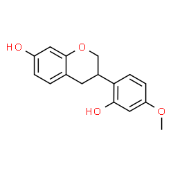 ChemSpider 2D Image | (±)-Vestitol | C16H16O4