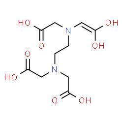 ChemSpider 2D Image | N-{2-[Bis(carboxymethyl)amino]ethyl}-N-(2,2-dihydroxyvinyl)glycine | C10H16N2O8