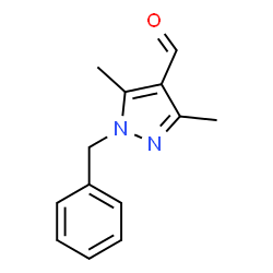 ChemSpider 2D Image | 1-Benzyl-3,5-dimethylpyrazole-4-carbaldehyde | C13H14N2O