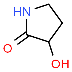 ChemSpider 2D Image | 3-Hydroxypyrrolidin-2-on | C4H7NO2