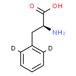 ChemSpider 2D Image | L-(2,6-~2~H_2_)Phenylalanine | C9H9D2NO2
