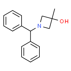 ChemSpider 2D Image | 1-benzhydryl-3-methylazetidin-3-ol | C17H19NO