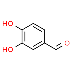 ChemSpider 2D Image | Protocatechuic aldehyde | C7H6O3