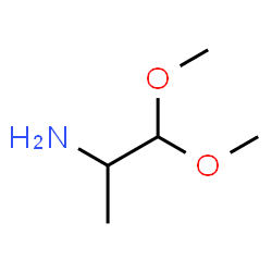 ChemSpider 2D Image | 1,1-Dimethoxy-2-propanamine | C5H13NO2