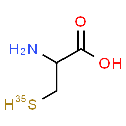 ChemSpider 2D Image | (~35~S)Cysteine | C3H7NO235S