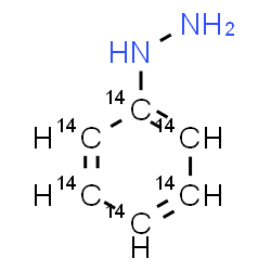 ChemSpider 2D Image | phenylhydrazine | 14C6H8N2