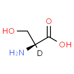 ChemSpider 2D Image | L-(2-~2~H)Serine | C3H6DNO3