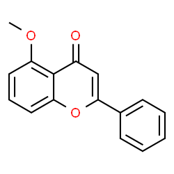ChemSpider 2D Image | 5-METHOXYFLAVONE | C16H12O3