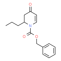 ChemSpider 2D Image | Benzyl 4-oxo-2-propyl-3,4-dihydro-1(2H)-pyridinecarboxylate | C16H19NO3