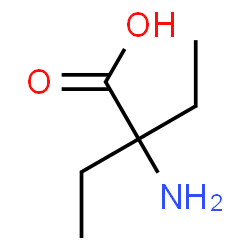 ChemSpider 2D Image | 2-Amino-2-ethylbutanoic acid | C6H13NO2
