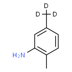 ChemSpider 2D Image | 2-methyl-5-(trideuteriomethyl)aniline | C8H8D3N