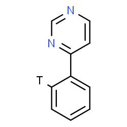 ChemSpider 2D Image | 4-(2-tritiophenyl)pyrimidine | C10H7TN2