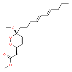 ChemSpider 2D Image | methyl 6-methoxy-peroxyhexadecatrienoate | C18H28O5