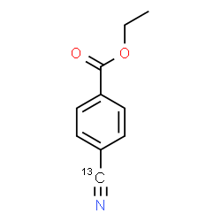 ChemSpider 2D Image | Ethyl 4-(~13~C)cyanobenzoate | C913CH9NO2