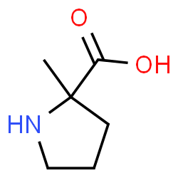 ChemSpider 2D Image | 2-Methylproline | C6H11NO2