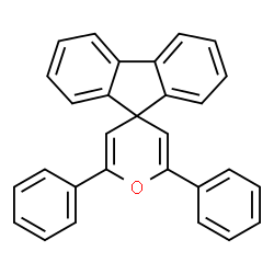 ChemSpider 2D Image | 2',6'-Diphenylspiro[fluorene-9,4'-pyran] | C29H20O
