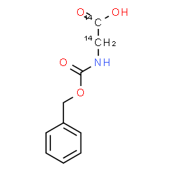 ChemSpider 2D Image | N-[(Benzyloxy)carbonyl](~14~C_2_)glycine | C814C2H11NO4