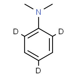 ChemSpider 2D Image | N,N-Dimethyl(2,4,6-~2~H_3_)aniline | C8H8D3N