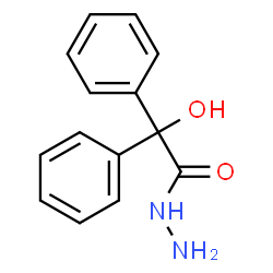 ChemSpider 2D Image | BENZILIC ACID HYDRAZIDE | C14H14N2O2