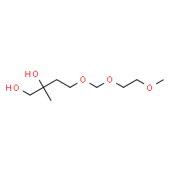 ChemSpider 2D Image | 4-[(2-Methoxyethoxy)methoxy]-2-methyl-1,2-butanediol | C9H20O5