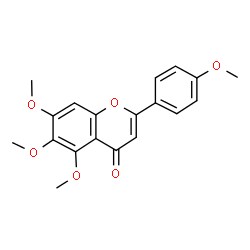 ChemSpider 2D Image | Tetramethylscutellarein | C19H18O6