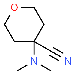 ChemSpider 2D Image | 4-(Dimethylamino)tetrahydro-2H-pyran-4-carbonitrile | C8H14N2O