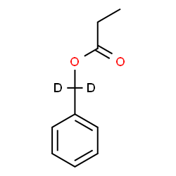 ChemSpider 2D Image | Phenyl(~2~H_2_)methyl propionate | C10H10D2O2