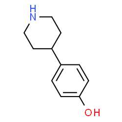 ChemSpider 2D Image | 4-Piperidin-4-ylphenol | C11H15NO