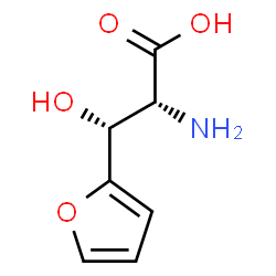 ChemSpider 2D Image | (3R)-3-(2-Furyl)-D-serine | C7H9NO4