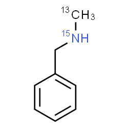 ChemSpider 2D Image | N-(~13~C)Methyl-1-phenylmethan(~15~N)amine | C713CH1115N