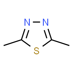ChemSpider 2D Image | dimethyl-1,3,4-thiadiazole | C4H6N2S