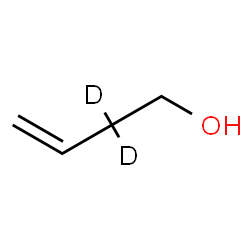ChemSpider 2D Image | (2,2-~2~H_2_)-3-Buten-1-ol | C4H6D2O