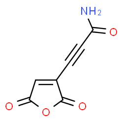 ChemSpider 2D Image | 3-(2,5-Dioxo-2,5-dihydro-3-furanyl)-2-propynamide | C7H3NO4