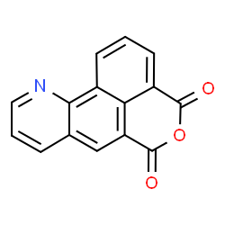 ChemSpider 2D Image | 4H,6H-Isochromeno[4,5-gh]quinoline-4,6-dione | C15H7NO3