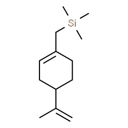 ChemSpider 2D Image | [(4-Isopropenyl-1-cyclohexen-1-yl)methyl](trimethyl)silane | C13H24Si