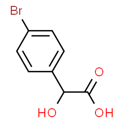 ChemSpider 2D Image | 4-Bromomandelic acid | C8H7BrO3